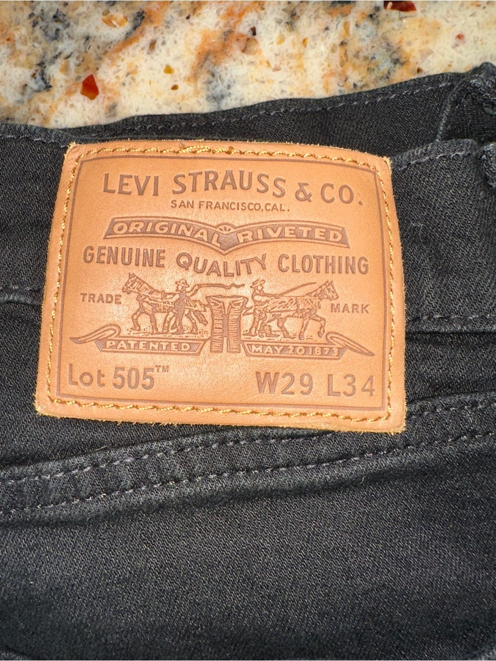 Levi's Men's 505 Slim Straight Jeans W29 L34 - Picture 5 of 5